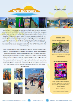 New Horizons Newsletter March 2024